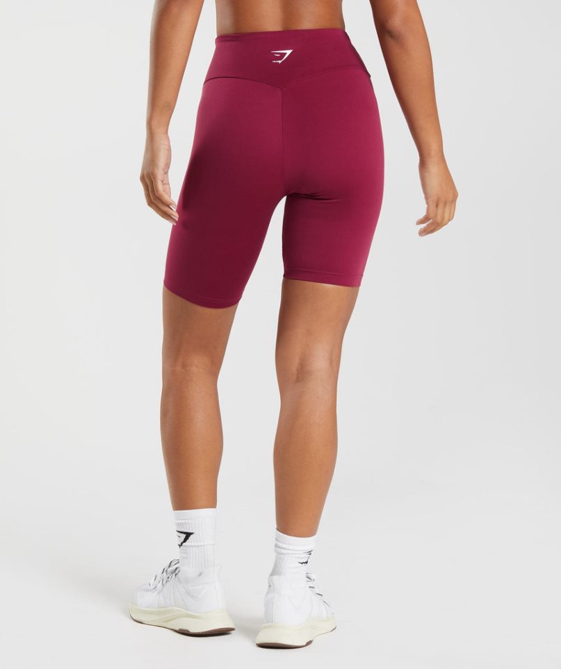 Women's Gymshark Training Cycling Shorts Fuchsia | NZ 3YXMVA